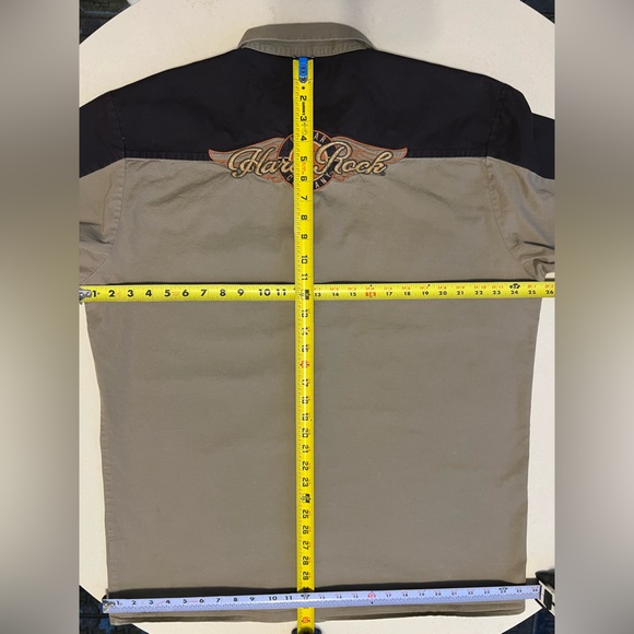 🎸 Hard Rock Guitar Company / Hard Rock Cafe  GENERIC Mechanic Shirt NO CITY XXL - Picture 6 of 16